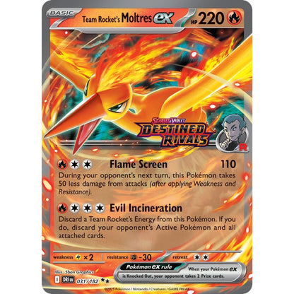 Team Rocket's Moltres ex Ultra-Premium Collection