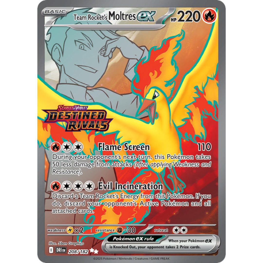 Team Rocket's Moltres ex Ultra-Premium Collection