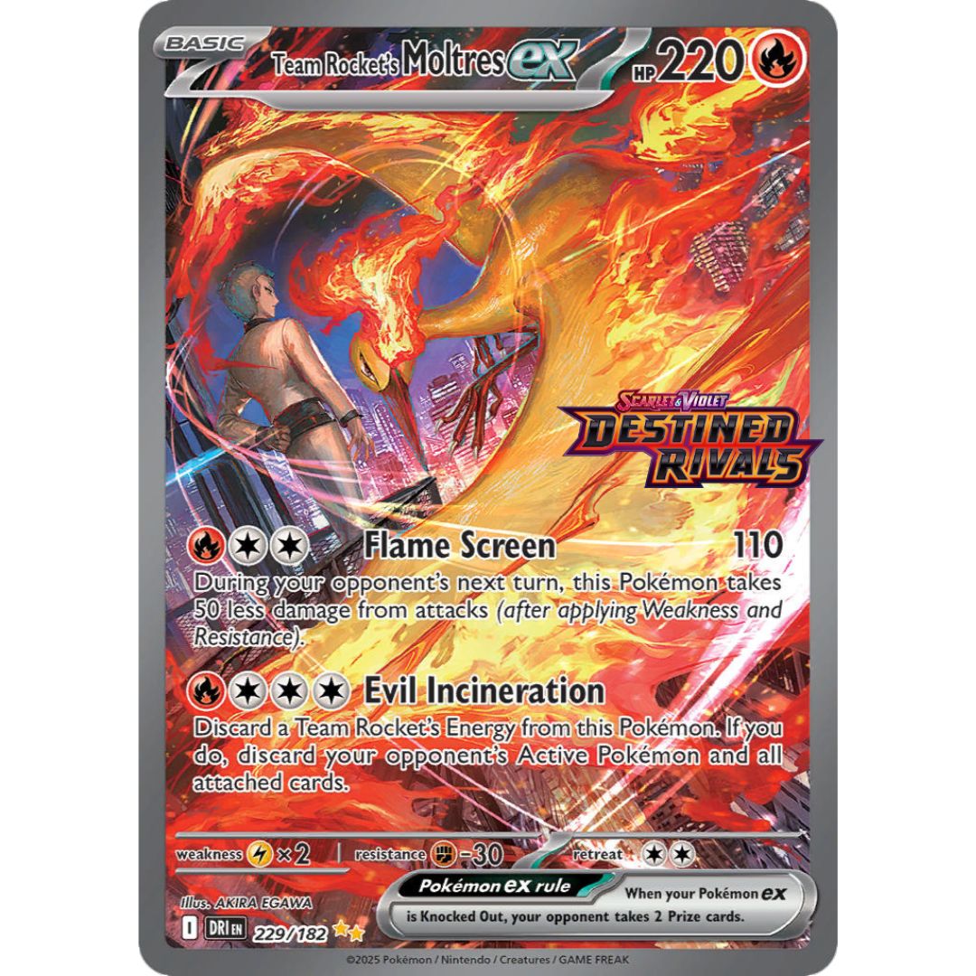 Team Rocket's Moltres ex Ultra-Premium Collection